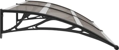 Produktbild von Türvordach Schwarz 200x100 cm PC , Markisen Design 2024