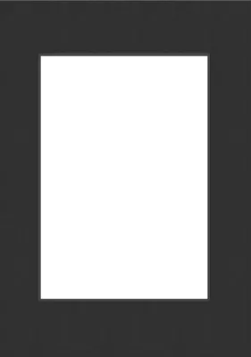 Produktbild von Deha Passepartout 42x59,4 cm (DIN A2) für Bilder im Format 29,7x42 cm (DIN A3), Schwarz