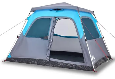 Immagine prodotto di vidaXL Tenda familiare a cupola 6 persone blu sgancio rapido