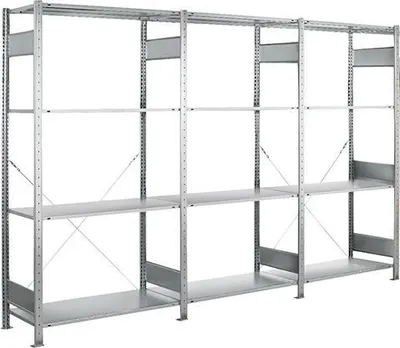 Zdjęcie produktu dla Regał magazynowy 1GF + 2AF, wymiary: 200x100x60 cm, FORMAT