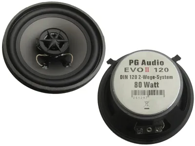 Produktbild von passend für Mercedes Benz W 124 2 wege Lautsprecher Boxen Set Vorne 12 cm