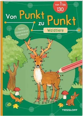 Produktbild von Von Punkt zu Punkt. Waldtiere