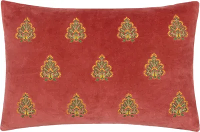 Productafbeelding van Paoletti - Geborduurd - Kussenhoes "Rennes" RV3204 (60 cm x 40 cm) (Koningsblauw)