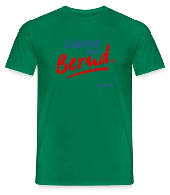 Produktbild von Spreadshirt Stromberg Mit Spruch Lernt von Bernd Männer T-Shirt, 4XL, Kelly Green