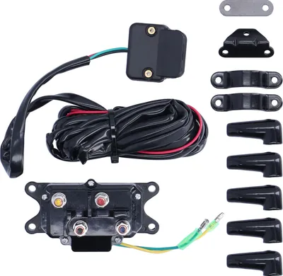 Obrázek produktu pro 12V 250A naviják Solenoid relé stykač spínač montážní držáky Kit pro ATV UTV