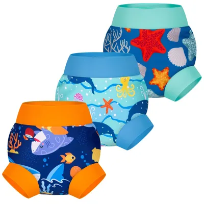 Image de Couches de bain réutilisables pour bébés, 3 pièces