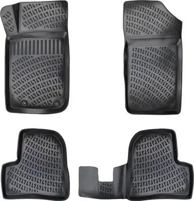 Produktbild von Rizline kompatibel mit Peugeot 206 1998–2006 Autofußmatten Auto Allwetter 3D Gummimatten