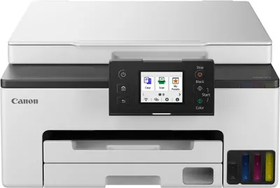 Produktbild von Canon MAXIFY GX1050, Tintenstrahl, Farbdruck, 600 x 1200 DPI, Farbkopieren, A4, Schwarz, Weiß