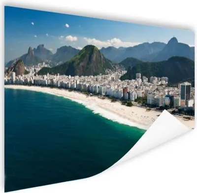 Produktbild von MuchoWow® Poster Brasilien - Strand - Rio de Janeiro 180x120 cm - Fotoplakat