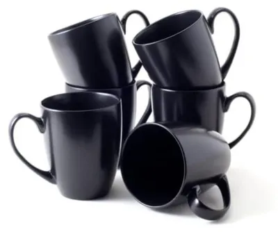 Image de Omgoods - Ensemble de 6 grandes tasses à café en céramique