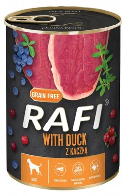 Immagine prodotto di Rafi Dog Anatra in scatola 400g