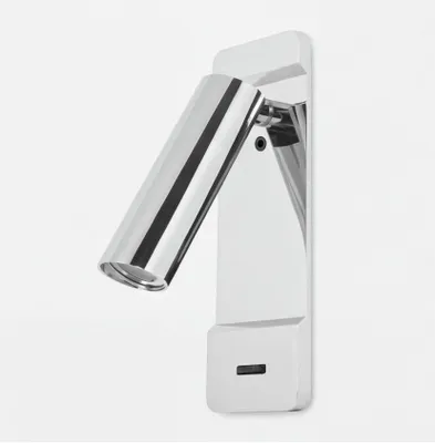 Image de LEDS C4 - Lampe de lecture, lumière blanc chaud, couleur argent