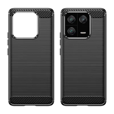 Image de Coque Carbon Shield TPU pour Xiaomi 13 Pro - Noir KP24626