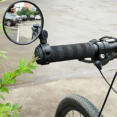 Produktbild von Einstellbarer Rückweg -Lenker -Weitwinkel Konvexe Spiegel Radspiegel Rückansicht MTB -Fahrrad