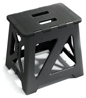 Produktbild von Klappbarer Hocker 33 cm Höhe (Schwarz)