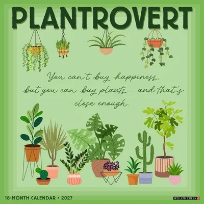 Produktbild von Plantrovert 12 X 12 Wall Calendar
