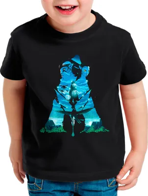Produktbild von BaumwolleCloud Water Way Kinder T-Shirt navi  science fiction