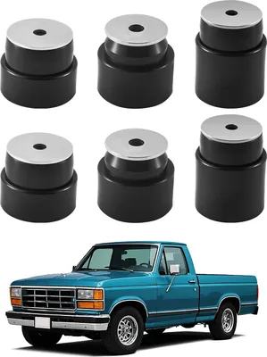 Zdjęcie produktu dla Zestaw tulei montażowych nadwozia VEVOR, kompatybilny z Ford F150 F250 F350 (1980-1998), 62-częściowy zestaw montażowy nadwozia PU