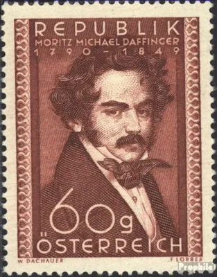 Produktbild von Briefmarken Österreich 1950 Mi 948 (kompl.Ausg.) postfrisch M. Daffinger