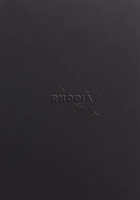 Produktbild von Rhodia Rhodia Touch Calligrapher pad Block A5+ 50 Bl blanko 130g Schwarz 116122C