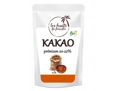 Obrázek produktu pro Kakaový prášek 20-22 %500 g LES FRUITS DU PARADIS
