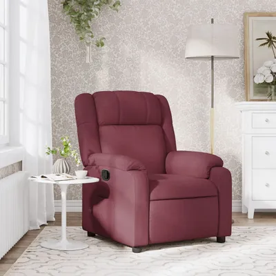 Produktbild von Design Möbel Relaxsessel Weinrot Stoff - 2024 Neu