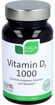 Image de Nicapur Vitamine D 1000 capsules 120 pc