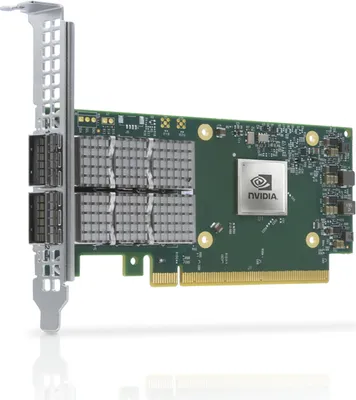 Image de NVIDIA ConnectX-6 Dx FR - Crypto désactivé - Adaptateur réseau - PCIe 4.0 x16 - 100 Gigabit QSFP56 x 2