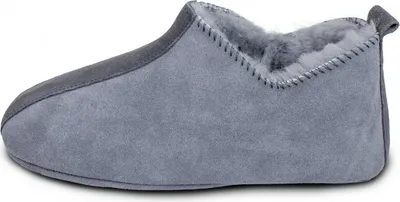Produktbild von Heitmann Felle Paar Lammfell-Slipper Farbe: Hellgrau/Anthrazit, Größe 37 39537