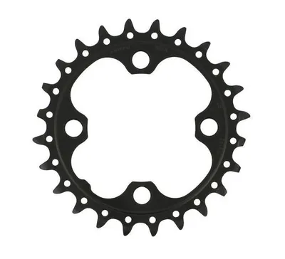 Produktbild von Shimano Kettenblatt FC-M675 / M615 24-4 AM 2x10-fach