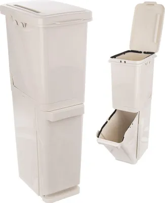 Produktbild von Kosz do segregacji odpadów plastikowy 2x17,5 l
