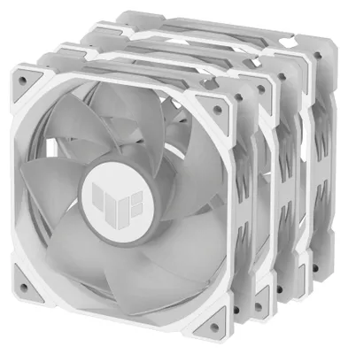 Produktbild von ASUS TUF GAMING TR120 ARGB REVERSE 3IN1 White, Luftkühlung, 12 cm, 2000 RPM, Weiß