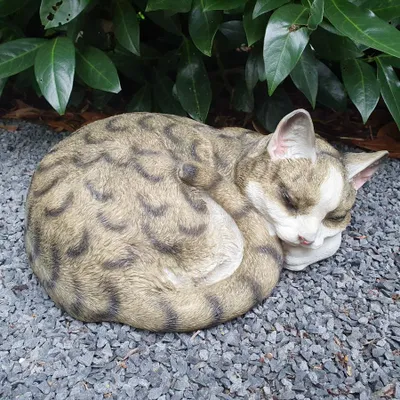 Immagine prodotto di Statua da giardino gatti dormienti, altezza 13 cm