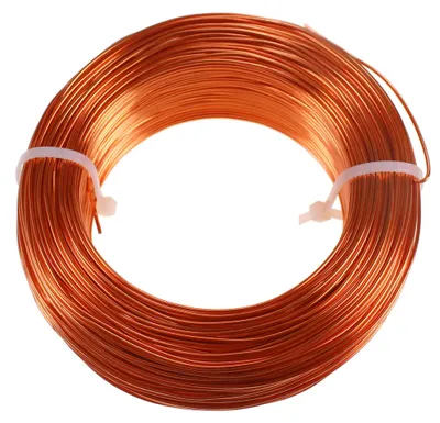 Produktbild von 120m Aluminiumdraht Ø 1mm Aludraht Basteldraht Dekodraht Schmuckdraht orange