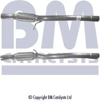 Produktbild von BM CATALYSTS Abgasrohr Auspuffrohr für FIAT MULTIPLA (186) Vorne BM50049