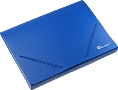 Immagine prodotto di Cartella A4 blu a 12 scomparti Titanum
