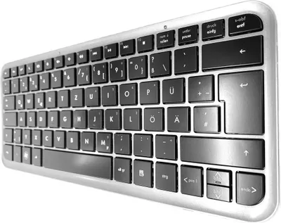 Image de Clavier version glossy avec cadre gris Compatible avec HP Pavilion DM3, DM3-1000
