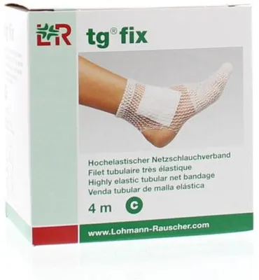 Productafbeelding van Tg Fix netverband C rekbaar 4 meter hoofd/been/arm (1 stuk)
