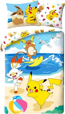 Produktbild von Pościel Młodzieżowa  140x200 Pokemon Pokemony