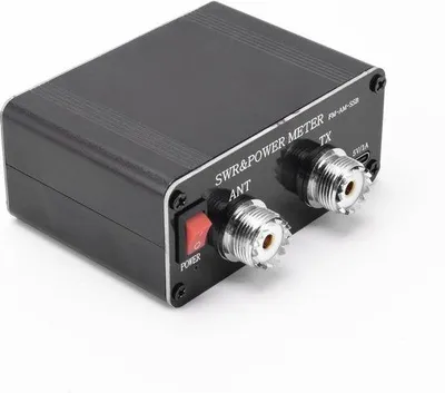 Obrázek produktu pro Digitální měřič pro amatérské rádio 120 W s OLED displejem a alarmem pro vysoké SWR