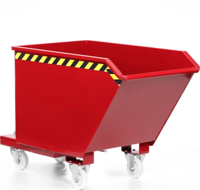 Produktbild von R+R Industrietechnik Universalkipper Typ RUK-30 680x1400x580mm 300dm³ RAL 3000 Feuerrot