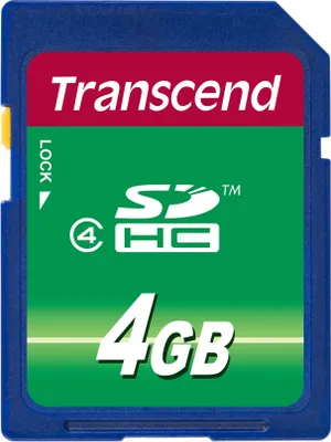 Produktbild von Transcend SDHC               4GB Class 4
