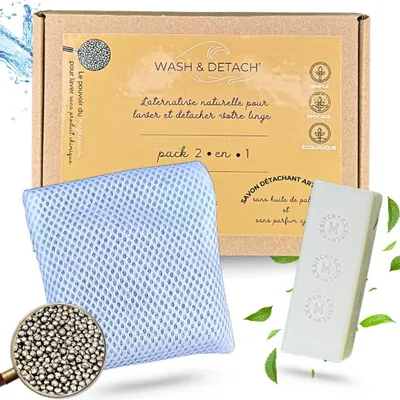 Immagine prodotto di Detersivo ecologico, riutilizzabile, 1 anno – Sfere lavanti ecologiche, senza additivi chimici