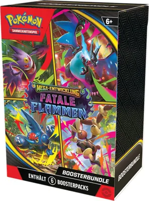 Produktbild von Pokémon Fatale Flammen Boosterbundle Deutsch