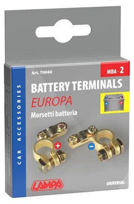 Produktbild von LAMPA Batterieklemme Batteriepolklemme 70040 Messing