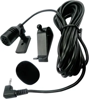 Image de Microphone pour voiture – 3,5 mm, à pince, avec réduction du bruit et haute qualité