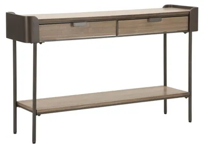 Image de FURNLUX Table console Toronto Vert 120cm / Couleur principale : Vert / Dimensions : 120 x 72 x 31 cm
