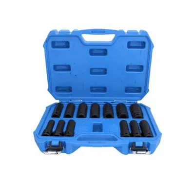 Zdjęcie produktu dla BRILLIANT TOOLS Zestaw nasadek 1/2" sześciokątnych 13-cz. długich 10-24 mm - BT022625
