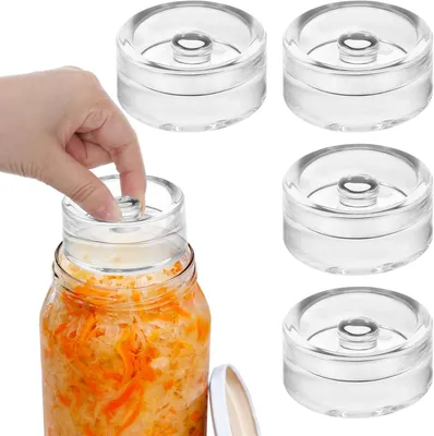Productafbeelding van Fermentatie gewichten 7 cm, 4 stuks, glas, voor groenten