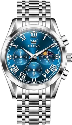 Produktbild von Herrenuhr mit großem Zifferblatt, analogem Quarzwerk, Leuchtzeiger, Datumsanzeige und Wasserdichtigkeit